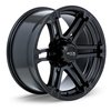 Rtx Alloy Wheel, Slate 17x8 6x135 ET25 CB87.1 Satin Black 081812